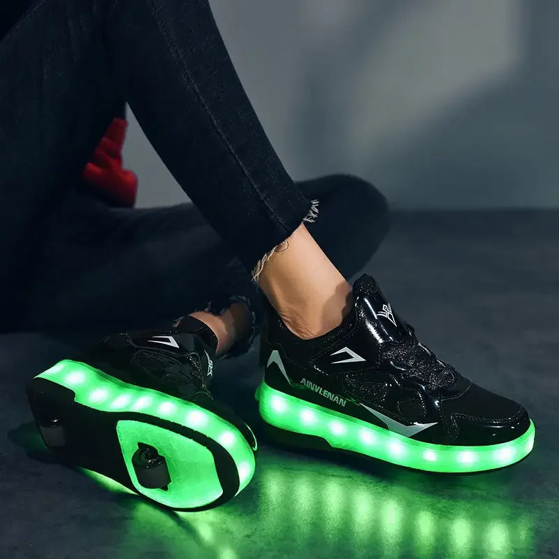 LED Wieltjesschoenen voor Kinderen – Met Verlichting | Sansoti