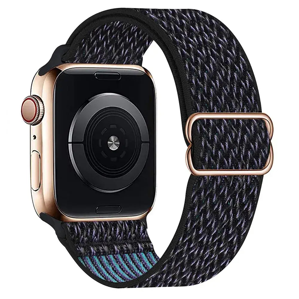 Elastisches Nylon-Smartwatch-Armband Austauschbar Komfortabel Langlebig Sportlich Aktiv | Sansoti