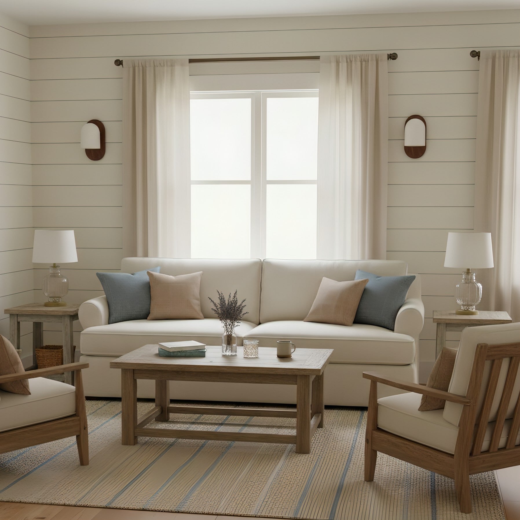 Sables Zen Wandlamp Minimalistisch Metaal Rustgevende Woonkamerverlichting Scandinavische Stijl | Sansoti