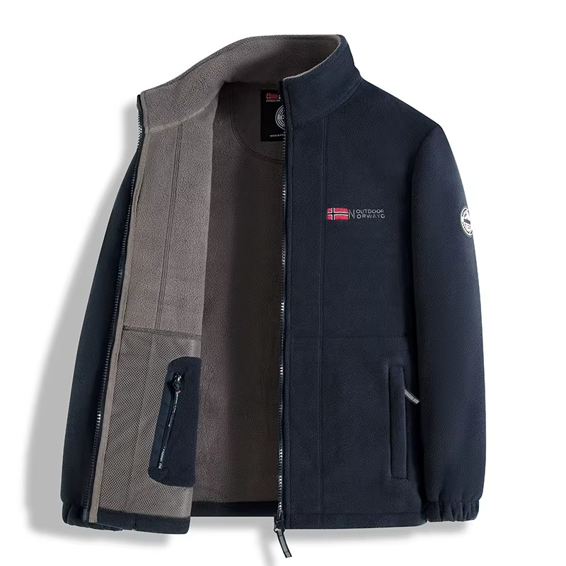 Sherpa Fleece Bodywarmer Heren Winter Warm Mouwloos Vest Outdoor Comfort Laag voor Dagelijks Gebruik | Sansoti