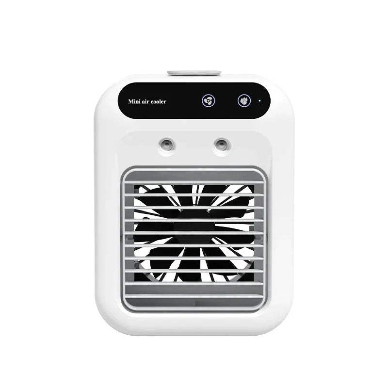 Compacte Mobiele Waterkoeler met USB Ventilator voor Bureau en Kantoor | Sansoti