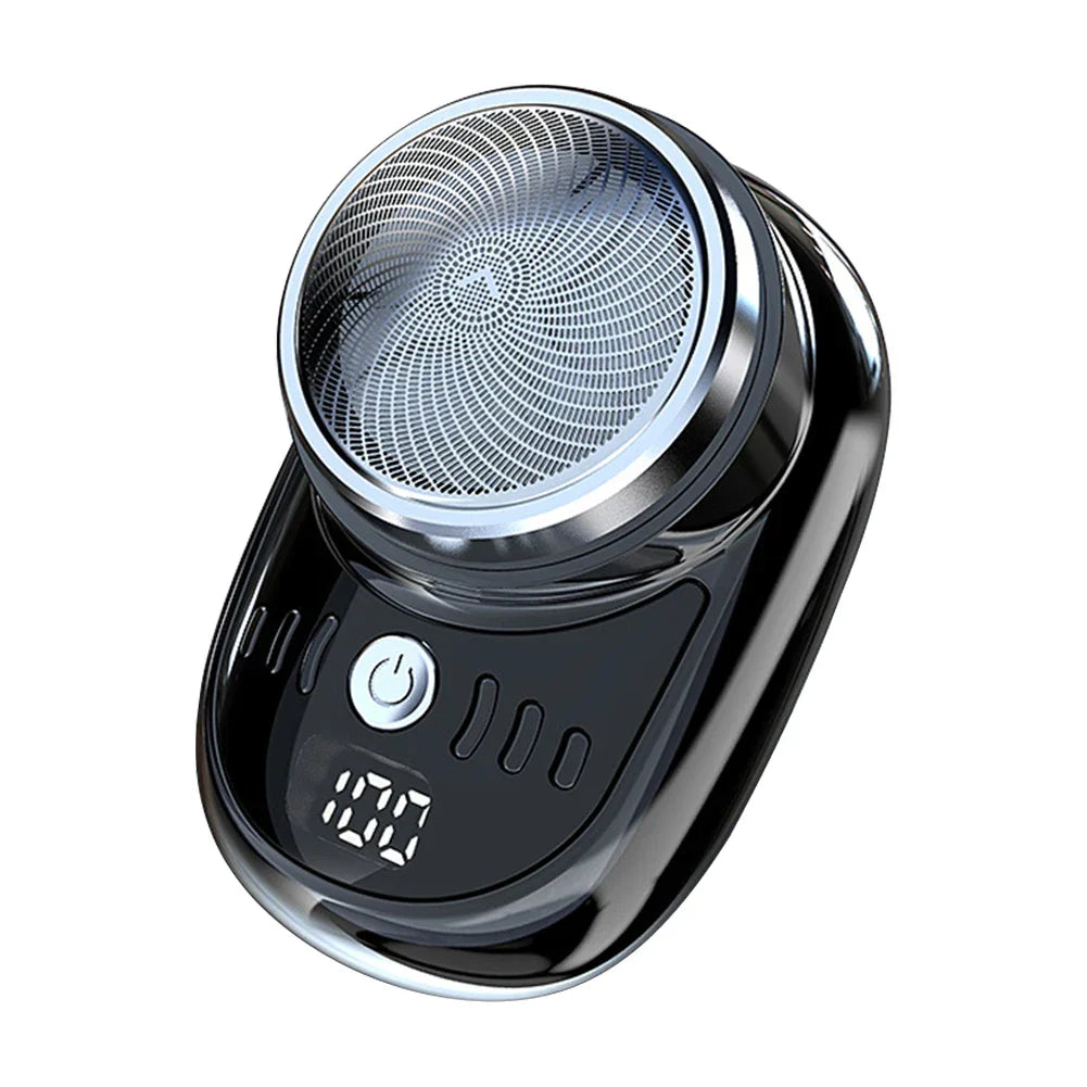 Compacte Oplaadbare Scheerapparaat USB Mini Draadloos Digitaal Display Afneembare Scheermes voor Reizen Mannen | Sansoti