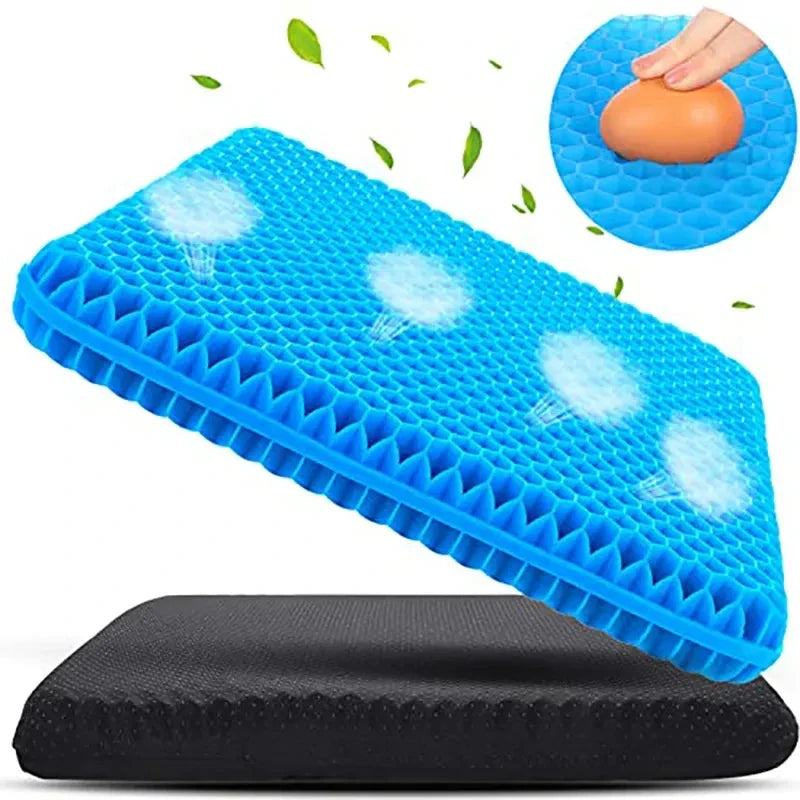 Ergonomisch Gelkussen voor Stoel – Drukverdelend Zitkussen voor Optimaal Zitcomfort | Sansoti