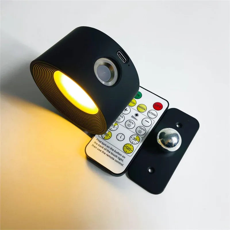 Wandlamp Draadloos Magnetisch 360° Draaibaar Oplaadbaar LED Stick On | Sansoti