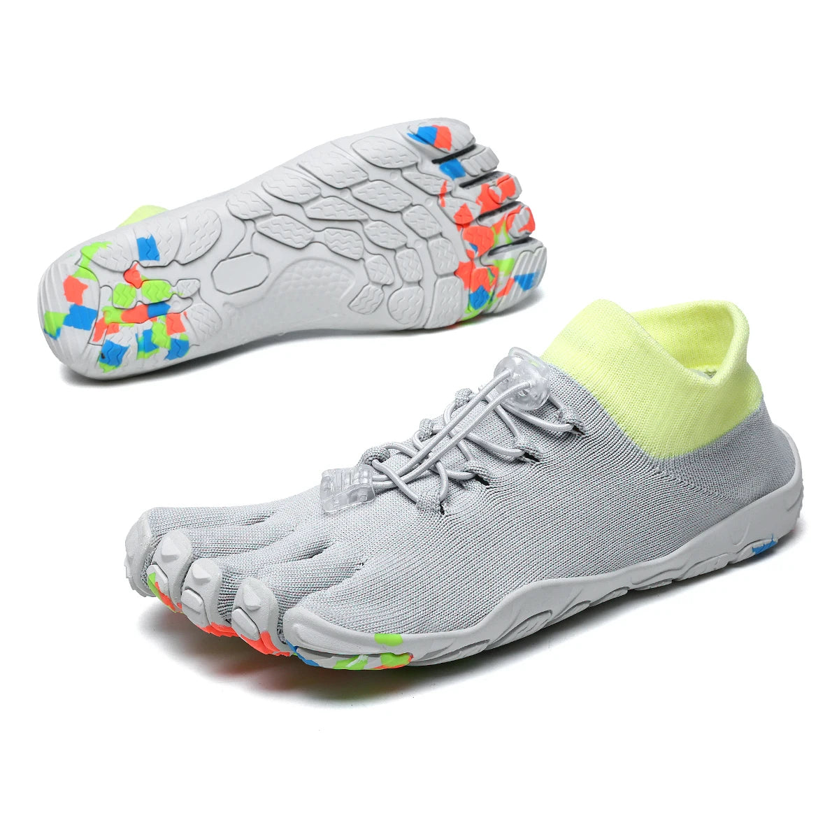 Wasserschuhe mit Zehenfächern, flexibel und griffig, für Strand, Yoga, Schwimmen, Laufen und Wassersport für Herren | Sansoti