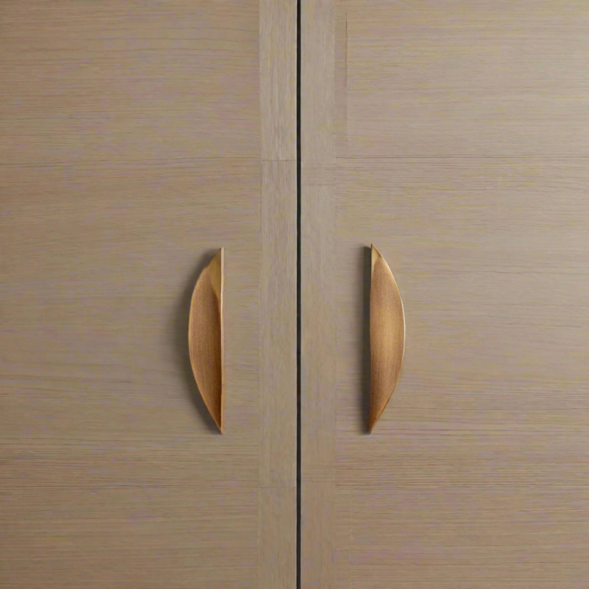 Geborsteld Messing Meubelgreep Modern Vintage Design Keuken Kast Lade Handvat Meubels Beslag 3 Maten Goud | Sansoti
