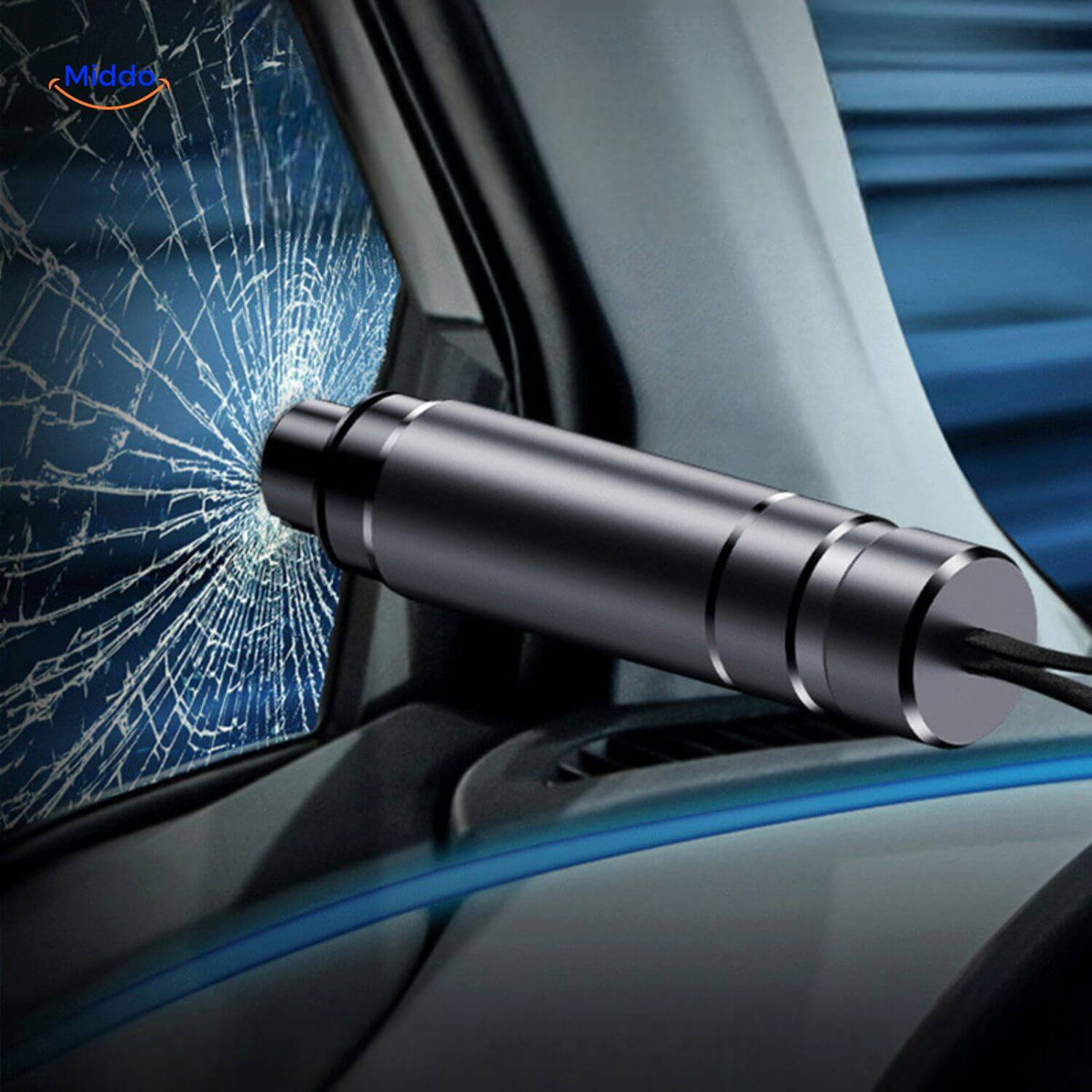 Notfallhilfe Auto-Multitool Glasbrecher Gurtschneider Kompaktes Sicherheitstool Notfälle Fahrzeug | Sansoti