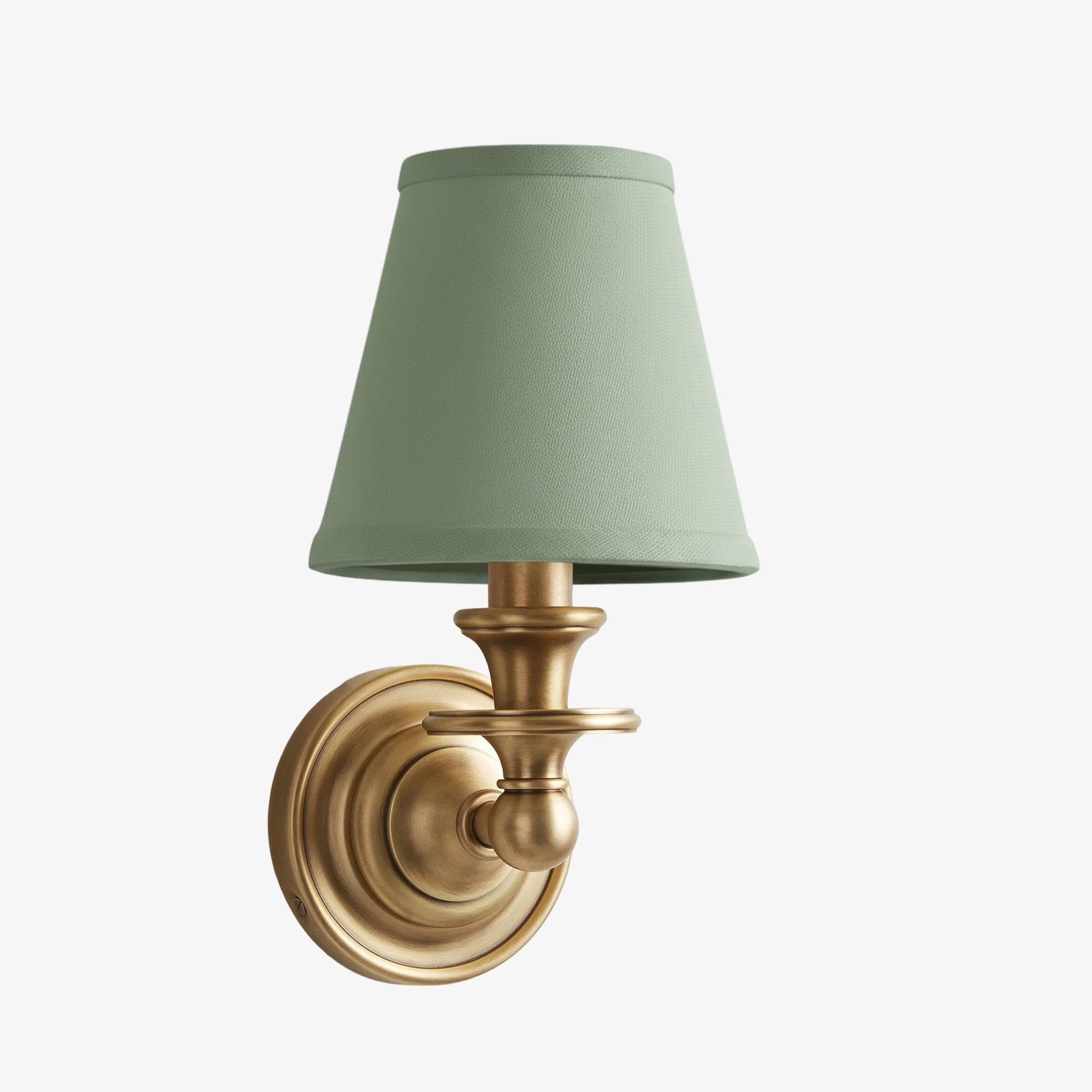 Wandlamp met stoffen kap en zwanenhalsarm – smeedijzeren armatuur met verstelbare leeslamp | Sansoti
