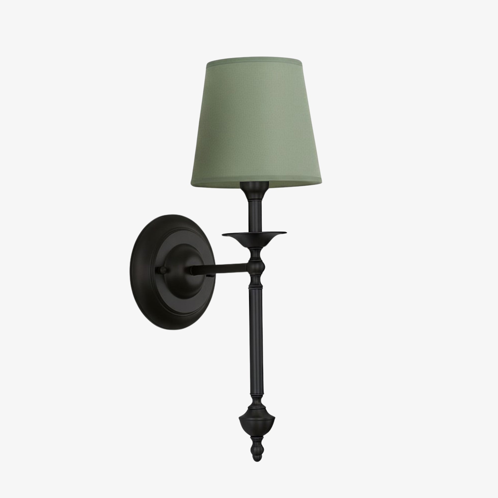Stoffen Wandlamp met Vintage Koperen Afwerking – Sfeervolle Verlichting voor Hal, Slaapkamer en Woonkamer | Sansoti