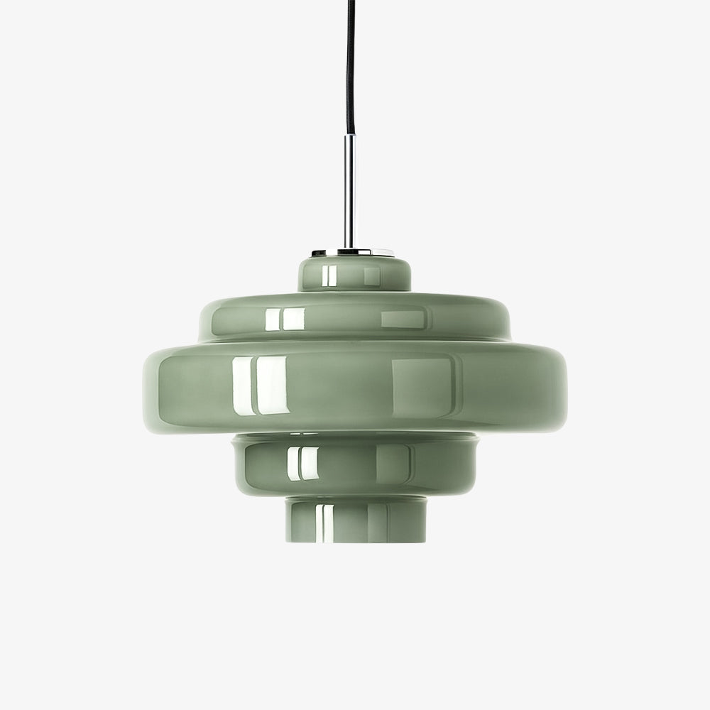 Gekleurde Glazen Hanglamp met Verstelbare Ophanging – Moderne Lichtpunt voor Eetkamer Keuken Woonkamer | Sansoti