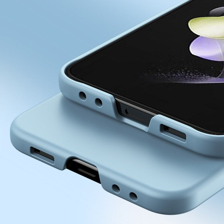Étui rigide antichocs pour smartphone pliable Bleu Vert Rose Beige Protection Chargement sans fil | Sansoti