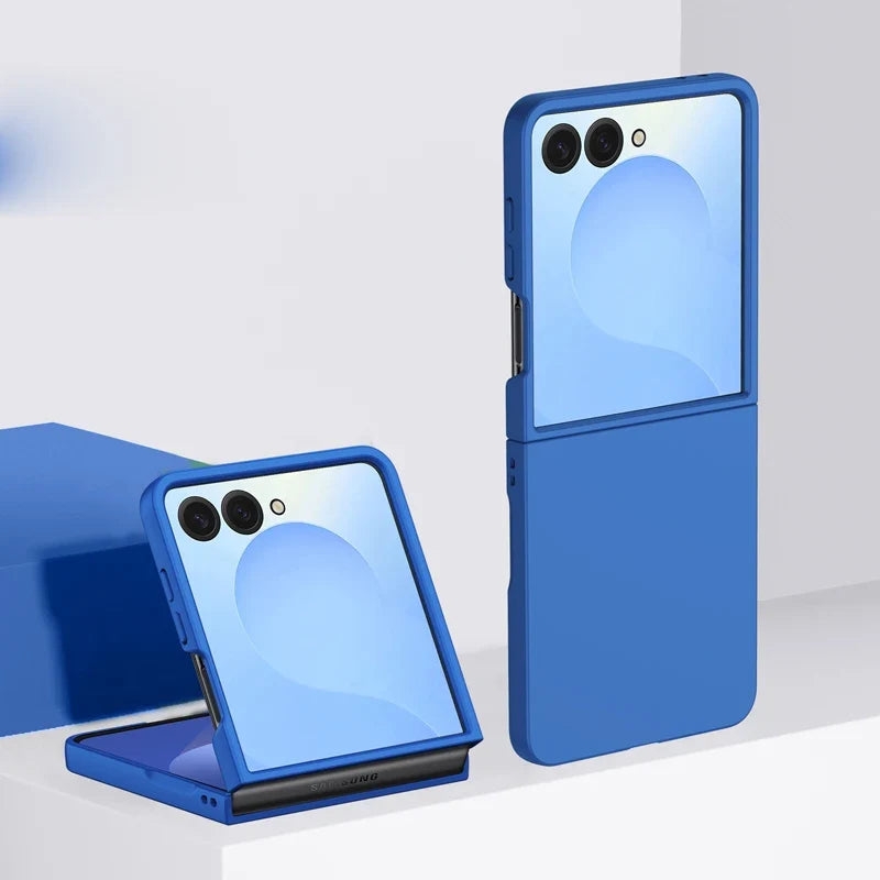 Étui rigide antichocs pour smartphone pliable Bleu Vert Rose Beige Protection Chargement sans fil | Sansoti