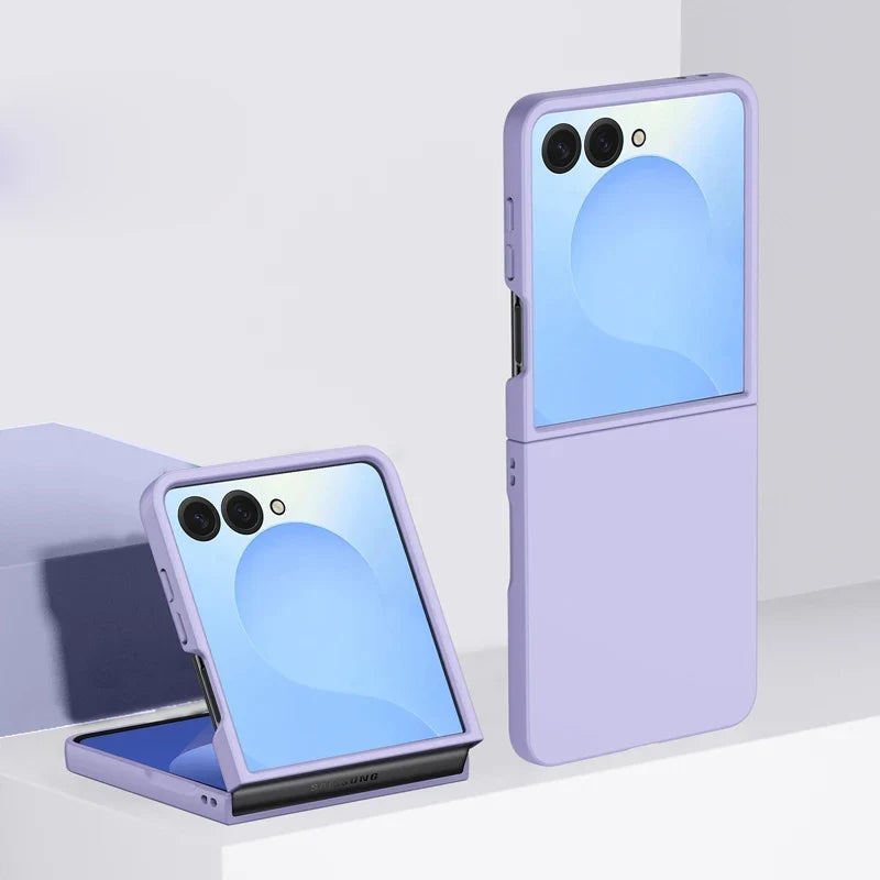 Étui rigide antichocs pour smartphone pliable Bleu Vert Rose Beige Protection Chargement sans fil | Sansoti