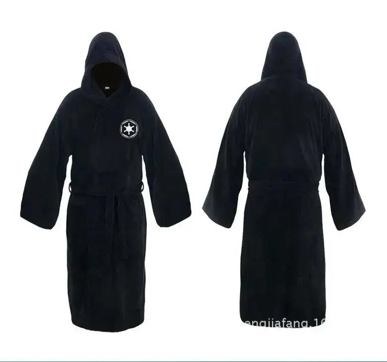 Flanellen Ochtendjas Heren met Capuchon – Zachte Warme Homewear Loungejas voor Koude Winteravonden en Ontspanning | Sansoti