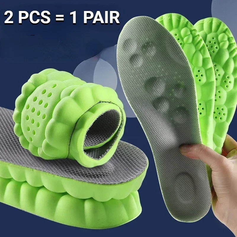 Padded Shoe Insoles with Arch Support Unisex Adjustable Fit Comfort for Daily Use | Sansoti