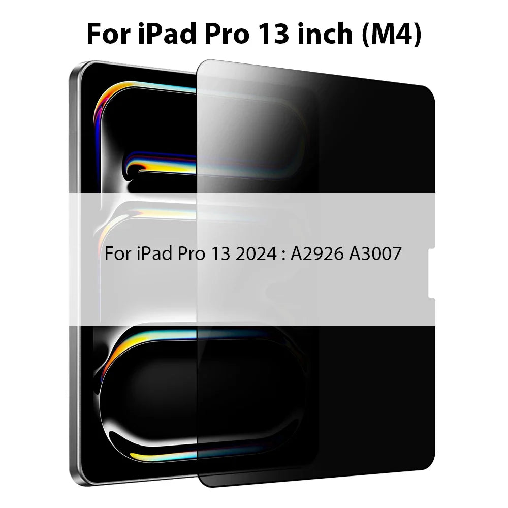 Privacy Screen Protector Tempered Glass for iPad - Side-Angle Protection Display Security Anti-Peeping Screen | Sansoti