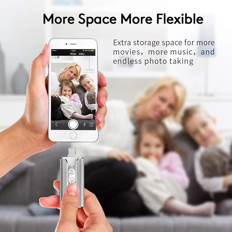 USB-Stick für iPhone und Android – zusätzlicher Speicher für Fotos, Videos und Backups