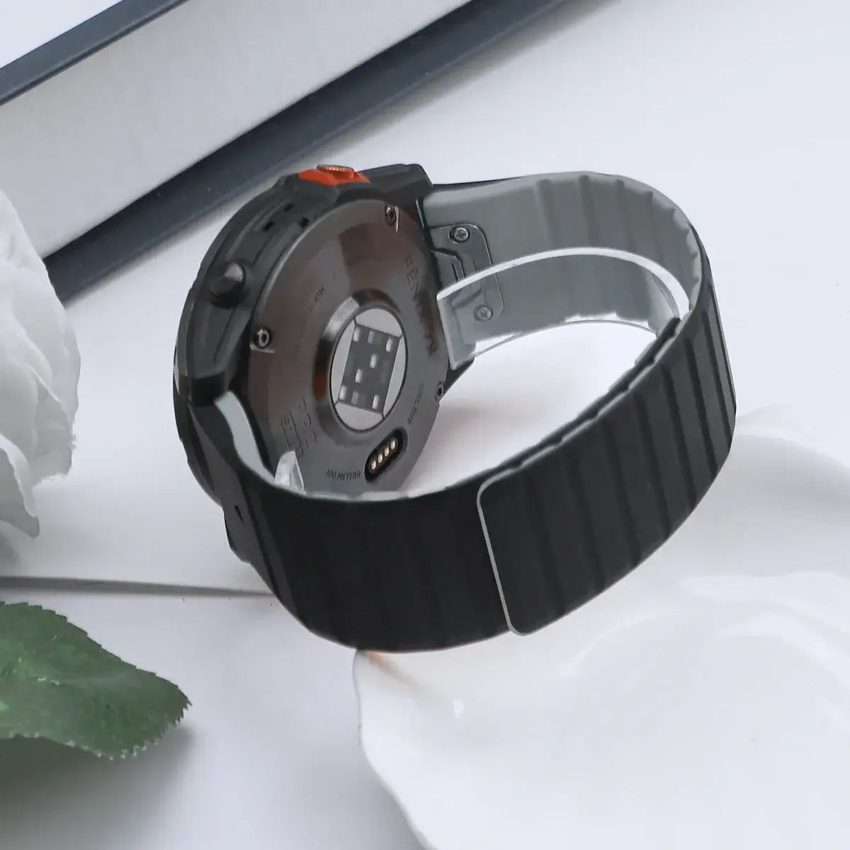 Silikonowy pasek do smartwatcha z magnetycznym zapięciem – Wymienny pasek do zegarka 22 mm 26 mm Zegarek sportowy | Sansoti