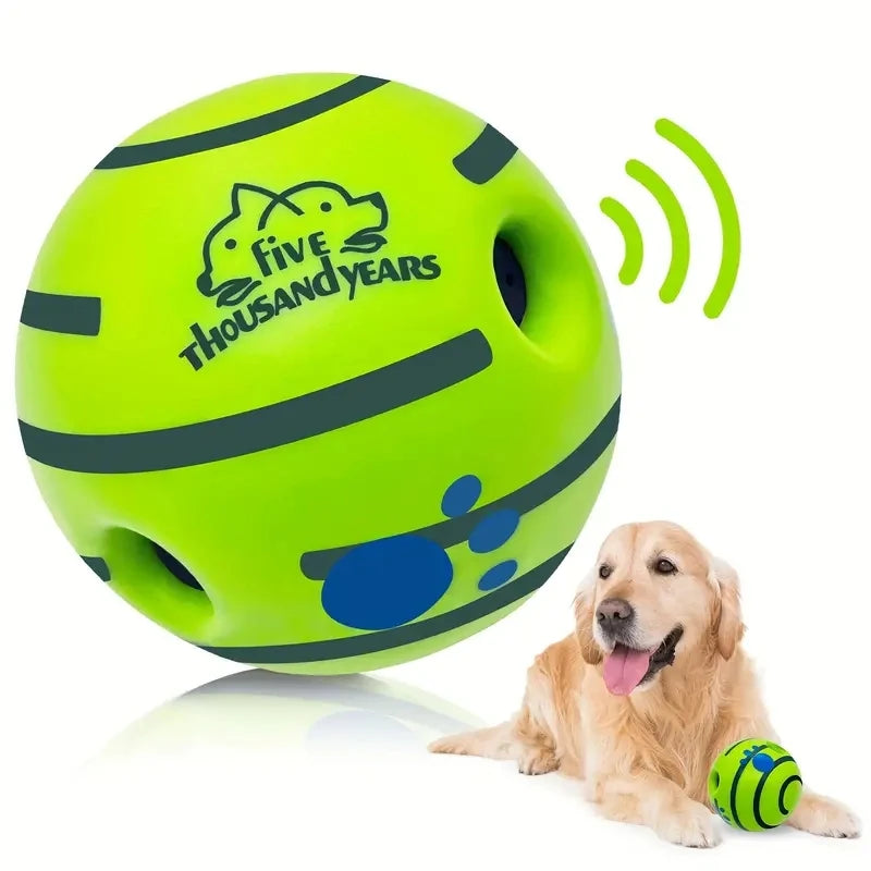 Balle interactive pour chien avec son pour l’entraînement de l’intelligence, l’exercice et la stimulation mentale - Jouet pour animaux | Sansoti