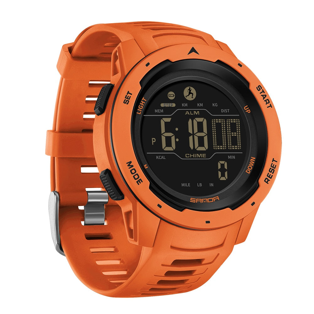 Digitaal Sporthorloge met Stappenteller – Waterbestendig Outdoorhorloge 5 Bar Waterdicht | Sansoti