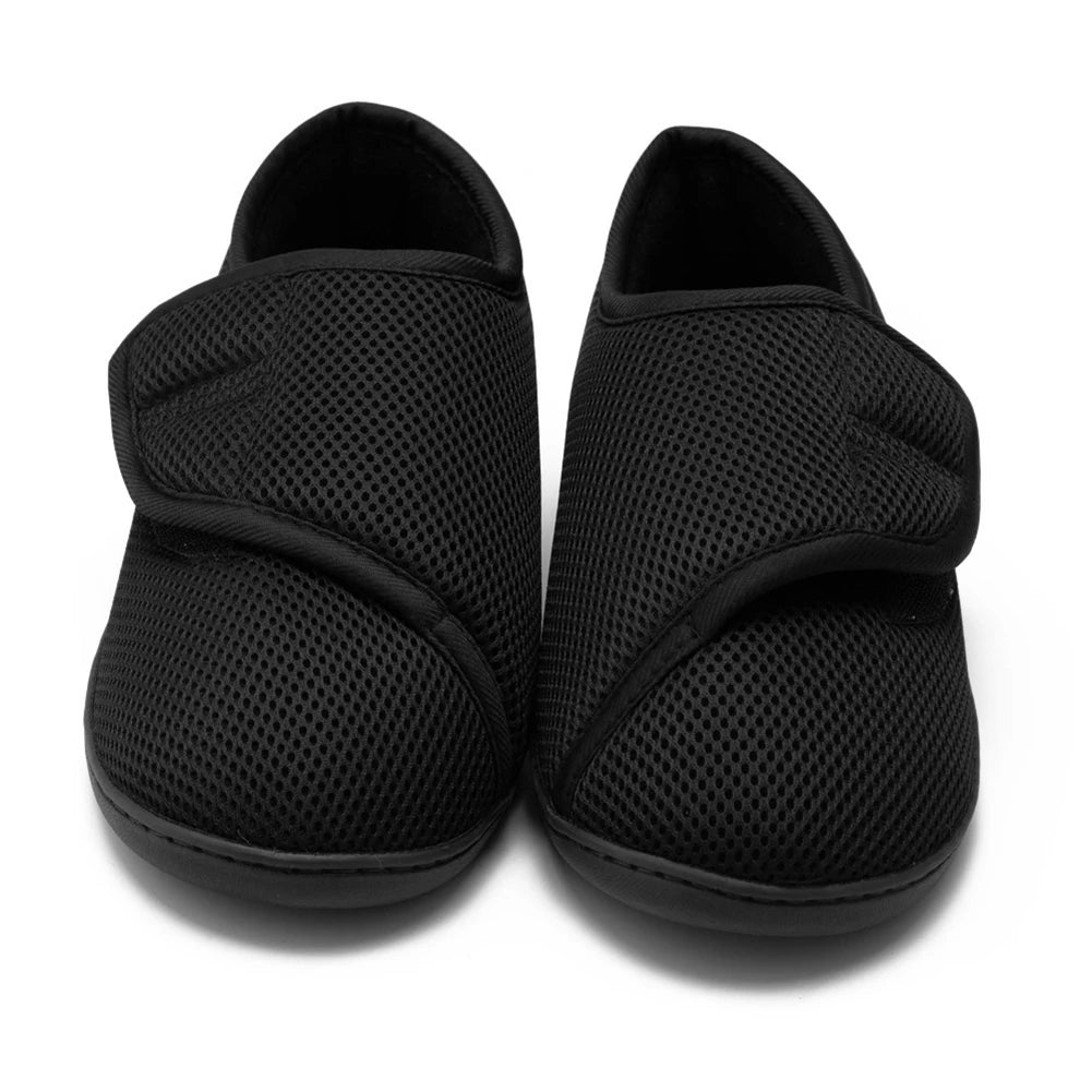 Adjustable Medical Shoes with Velcro and Black Mesh for Plantar Support, Unisex | Sansoti