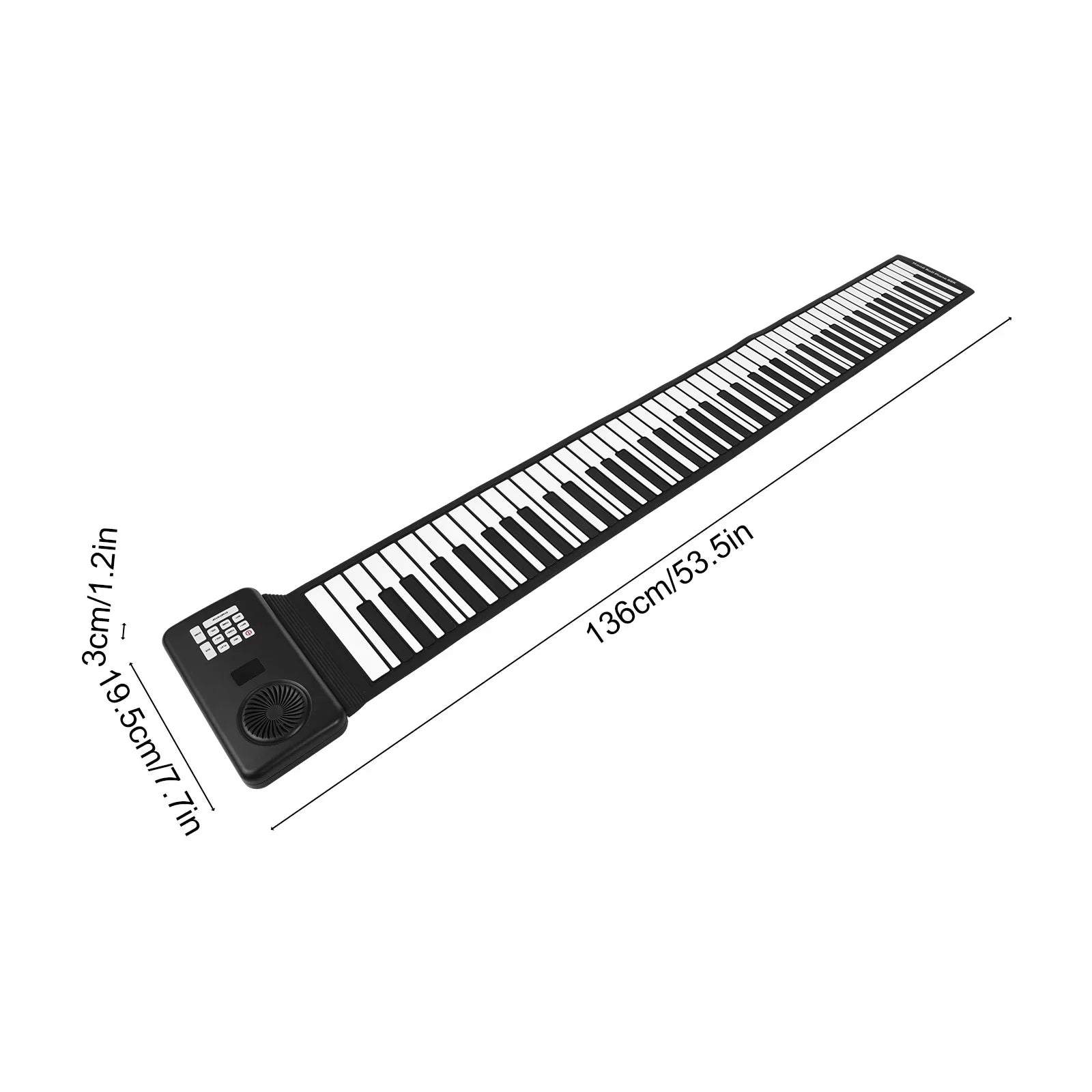 Oprolbare Piano met 88 Toetsen — Draagbaar en Flexibel Keyboard voor Onderweg | Sansoti