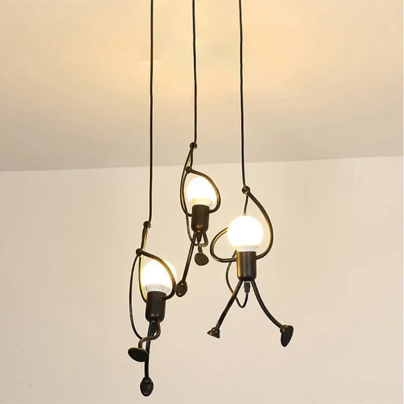 Unieke Wandlamp Klimmende Man — Industrieel Design Sculptuur — Scandinavische Wand Verlichting | Sansoti