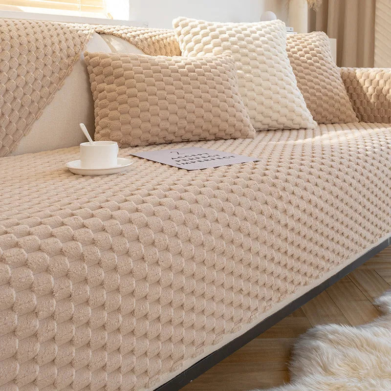 Fluweelzachte Plaid met Antislip – Luxe Comfort voor Bank & Bed in Diverse Kleuren | Sansoti
