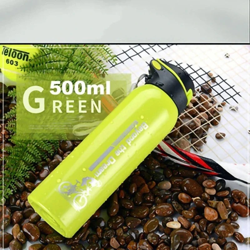 Gourde thermos pour vélo 500ml à double paroi en acier inoxydable, bouchon sport, cordon de transport, isolation et maintien de la température | Sansoti