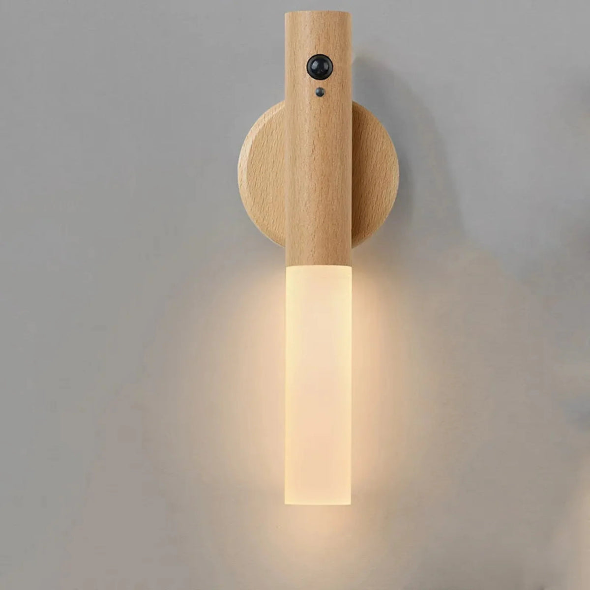 Magnetic Wall Lamp with Motion Sensor Rechargeable LED Night Light for Hallway Staircase Cabinet Bedroom Wireless | Sansoti