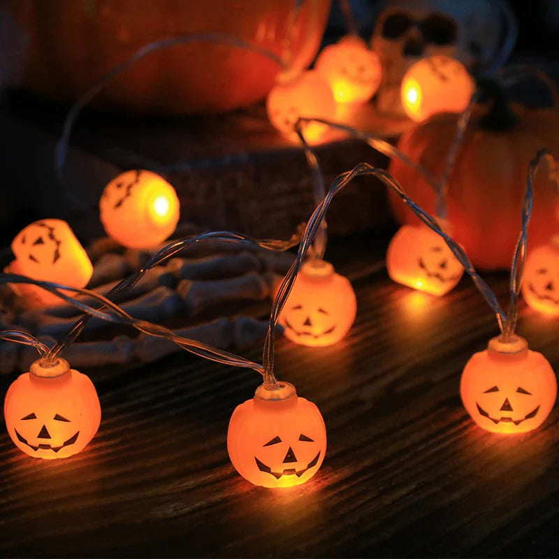 LED Slinger Halloween Figuren 150cm 10 Lampjes Griezelige Sfeerverlichting Decoratie voor Feest en Party | Sansoti