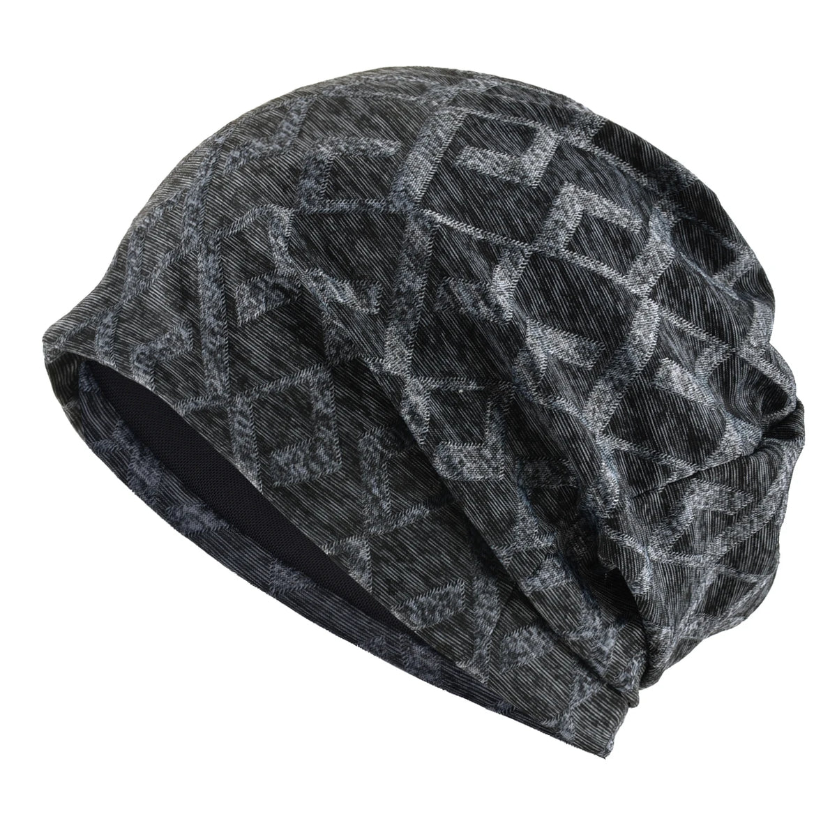 Dunne muts - Unisex Jacquard Gebreide Zijdeachtige Muts Mannen Vrouwen Hiphop Stijl Ademend Mesh Hoed Outdoor Dunne Casual Sport Skullies Mutsen