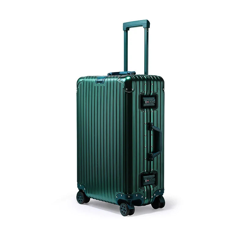 Aluminium-Magnesium Reiskoffer 360° Wielen TSA-Slot Handbagage & Ruimbagage 52-120L | Sansoti