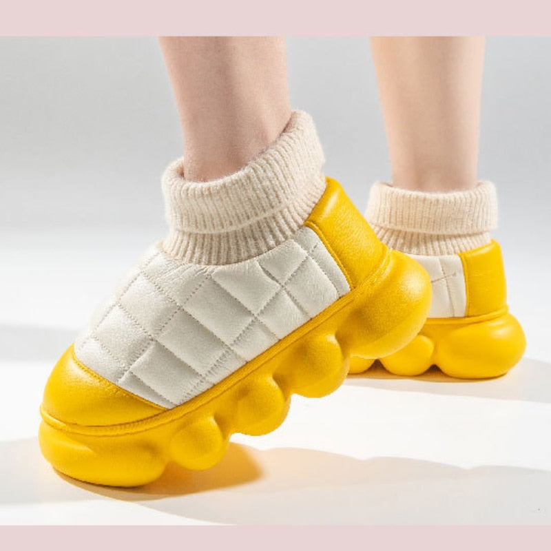 Gepolsterte Winterstiefel mit weichem Futter – Wasserdichte, rutschfeste Schneestiefel für Schnee, Kälte und Komfort | Sansoti