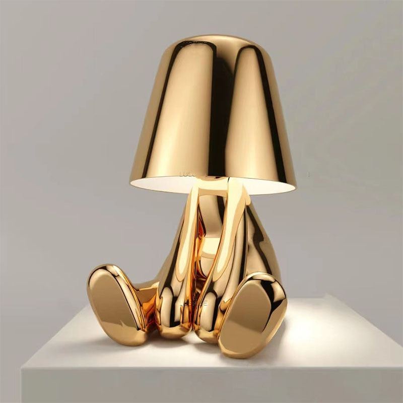 Draadloze Oplaadbare Sfeerlamp Met Warm Licht En Touchbediening Voor Rustige Interieurs | Sansoti