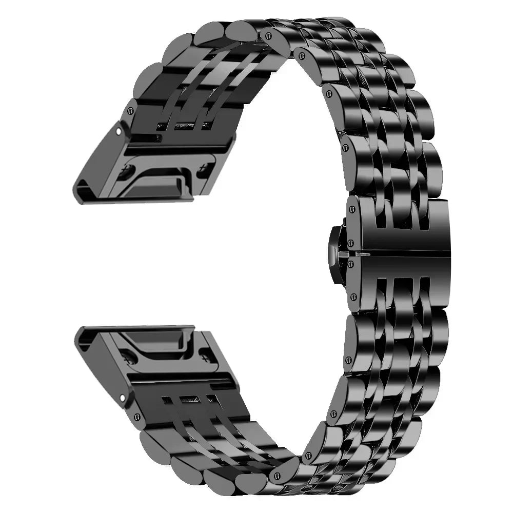 Bracelet de montre en acier inoxydable à maillons, métal, 20 mm 22 mm 26 mm, pour smartwatch, accessoire universel de remplacement | Sansoti