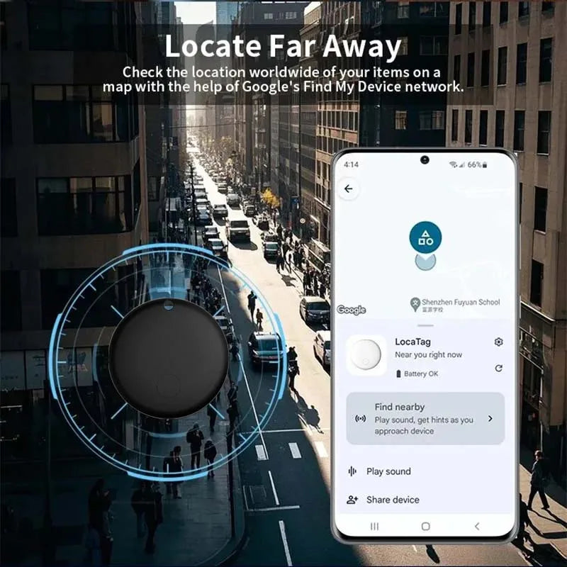 Huisdier Tracker Halsband Polyester Kunststof Zwart Reflecterend Kat Hond Android Zonder GPS Compact Lichtgewicht | Sansoti