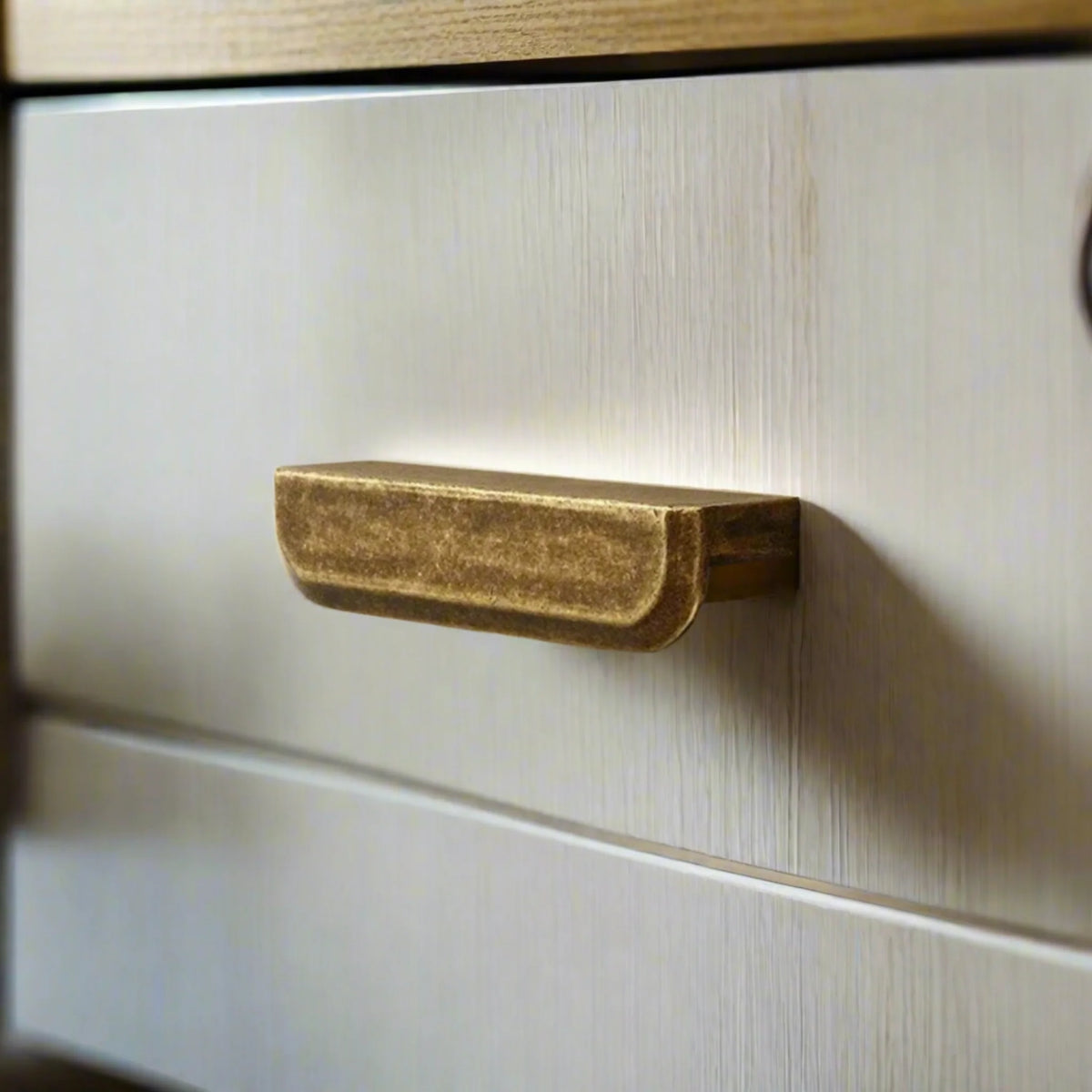 Antiker Möbelgriff in Bronze aus Zinklegierung, Vintage-Griff für Schrank, Schublade, Kommode, Küche und Wohnzimmermöbel | Sansoti