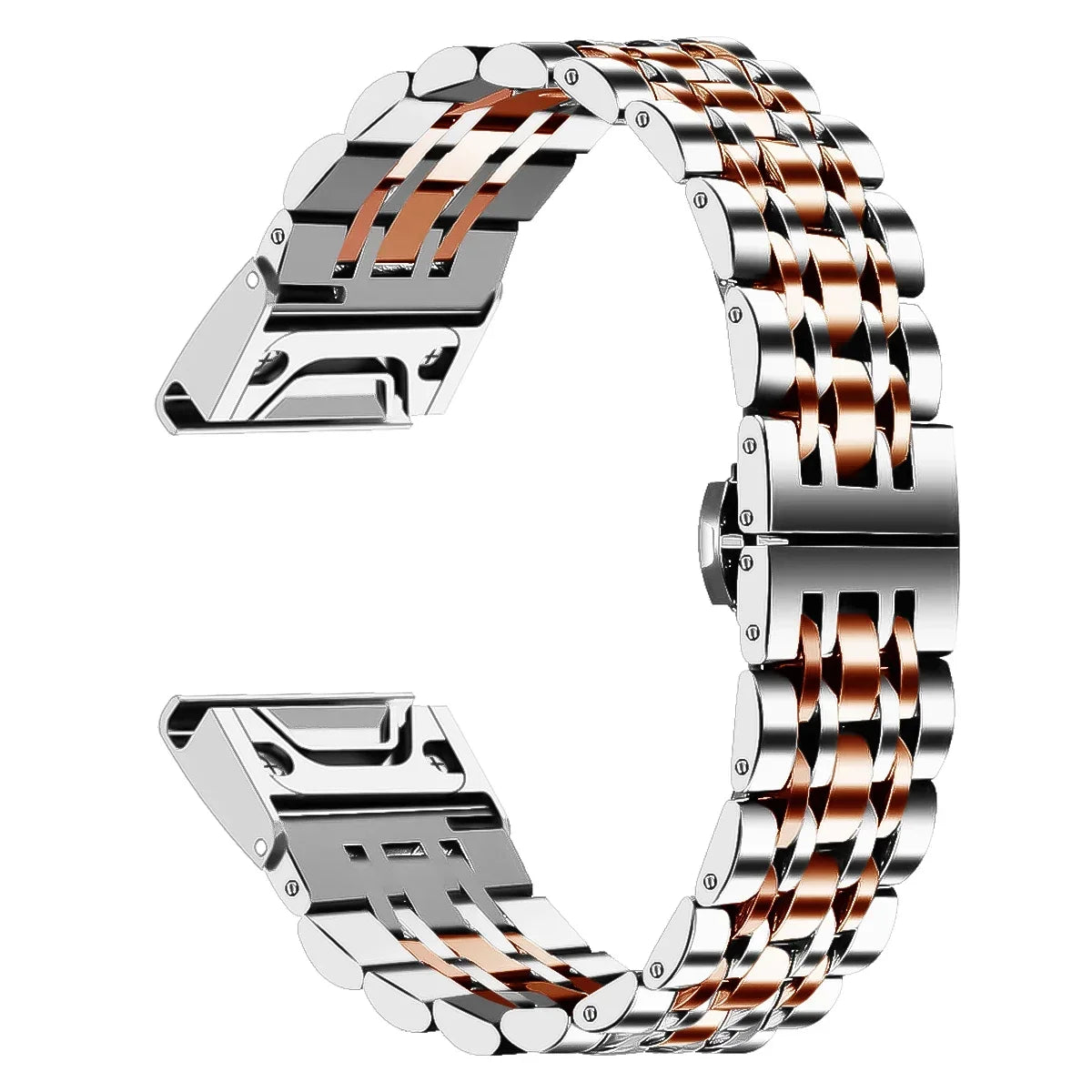 Bracelet de montre en acier inoxydable à maillons, métal, 20 mm 22 mm 26 mm, pour smartwatch, accessoire universel de remplacement | Sansoti