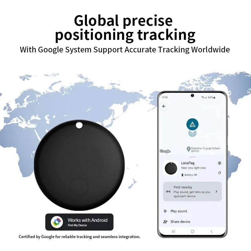 Slimme Locatietracker voor Honden en Katten met Reflecterend Halsband – Android – Compact & Waterdicht – 8-10 Maanden Batterijduur | Sansoti