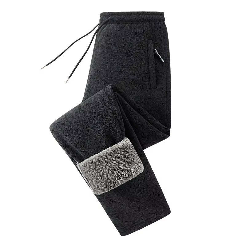 Thermische Sherpa Fleece Broek Heren Winterbroek Gevoerd Warme Vrijetijdsbroek Outdoor Wandelen Camping | Sansoti