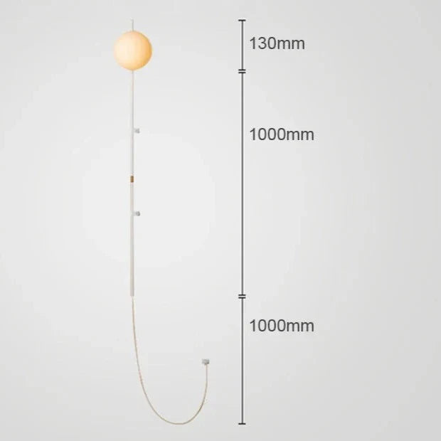 Scandinavische Wandlamp Wandsconce met Plug-in Aansluiting | Sansoti