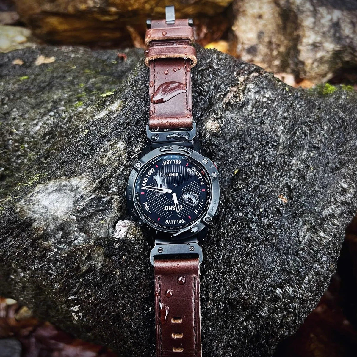 Bracelet de smartwatch en cuir premium souple avec boucle ardillon, bracelet de montre réglable unisexe 20mm 22mm 26mm | Sansoti