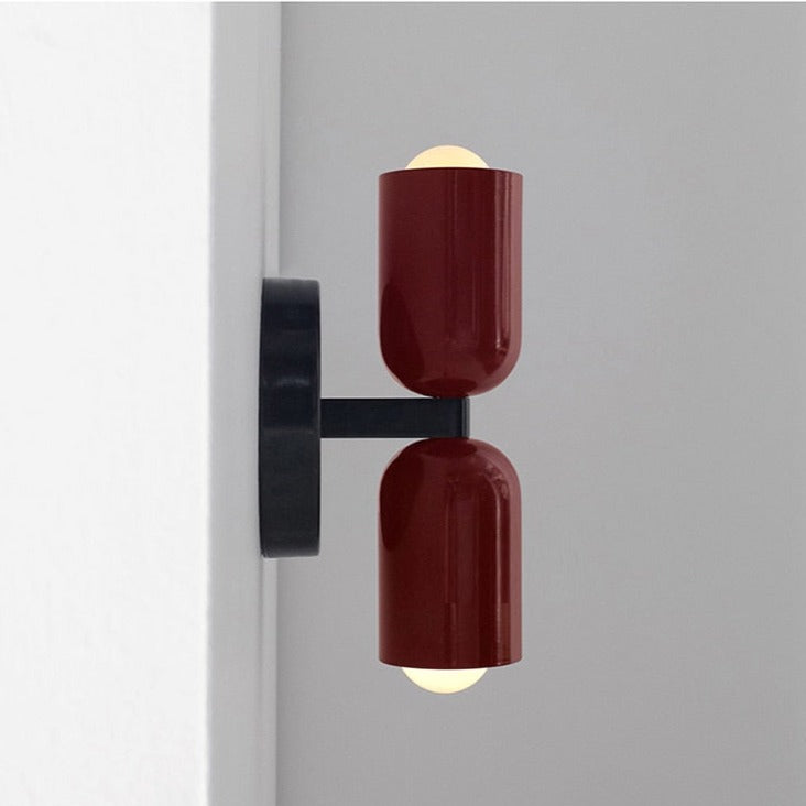 Moderne Wandlamp met Kleurrijke Kap – Glazen Lichtpunt voor Levendige Ruimtes | Sansoti