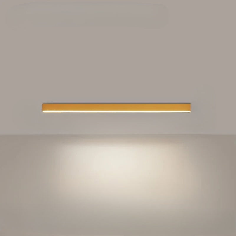 Plafonnier LED design scandinave en aluminium, blanc chaud, à intensité variable, pour salon et chambre, style moderne et élégant | Sansoti