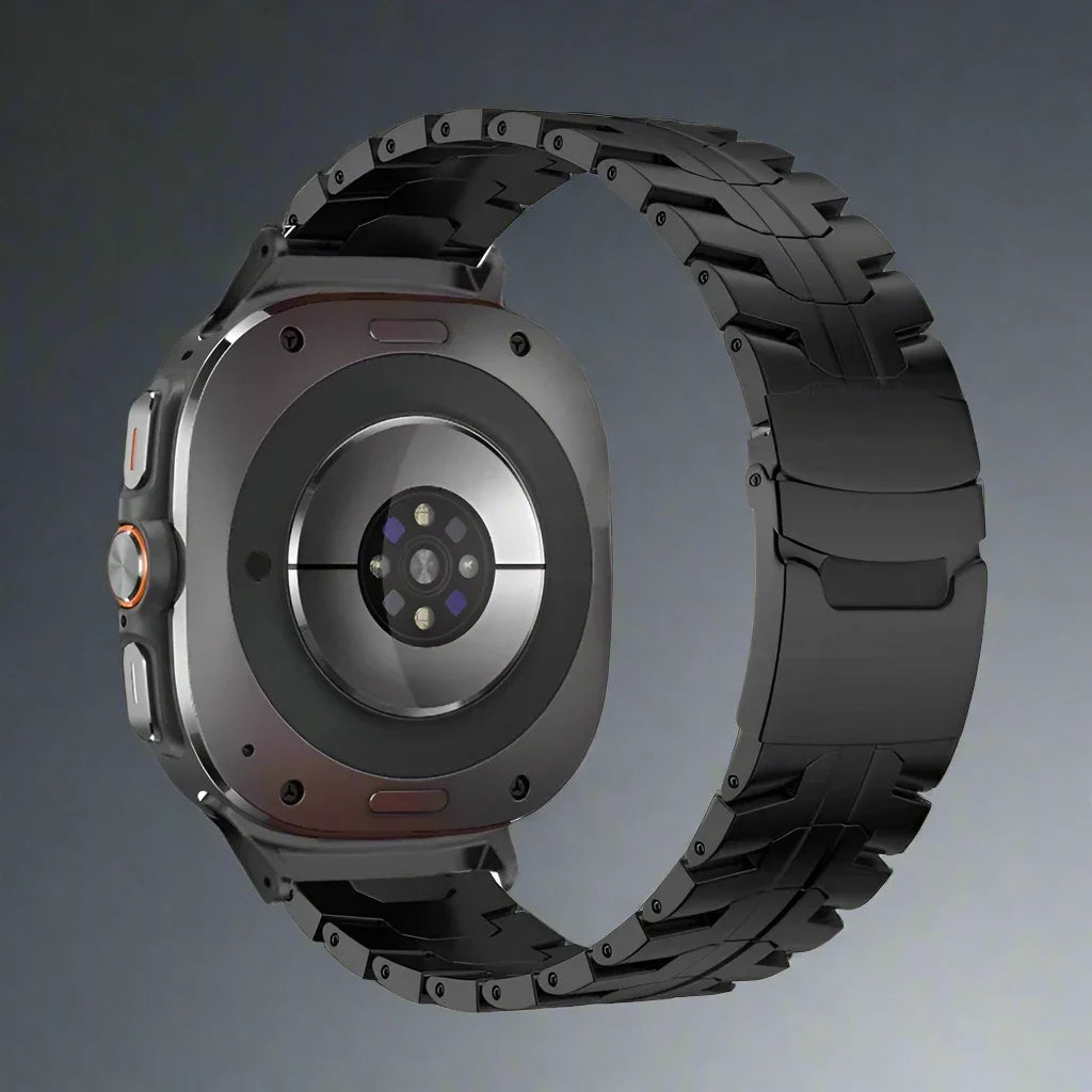 Titanium Horlogeband voor Smartwatch 47mm Geventileerd Verstelbaar met Snelsluiting Premium Polsband Sportief | Sansoti