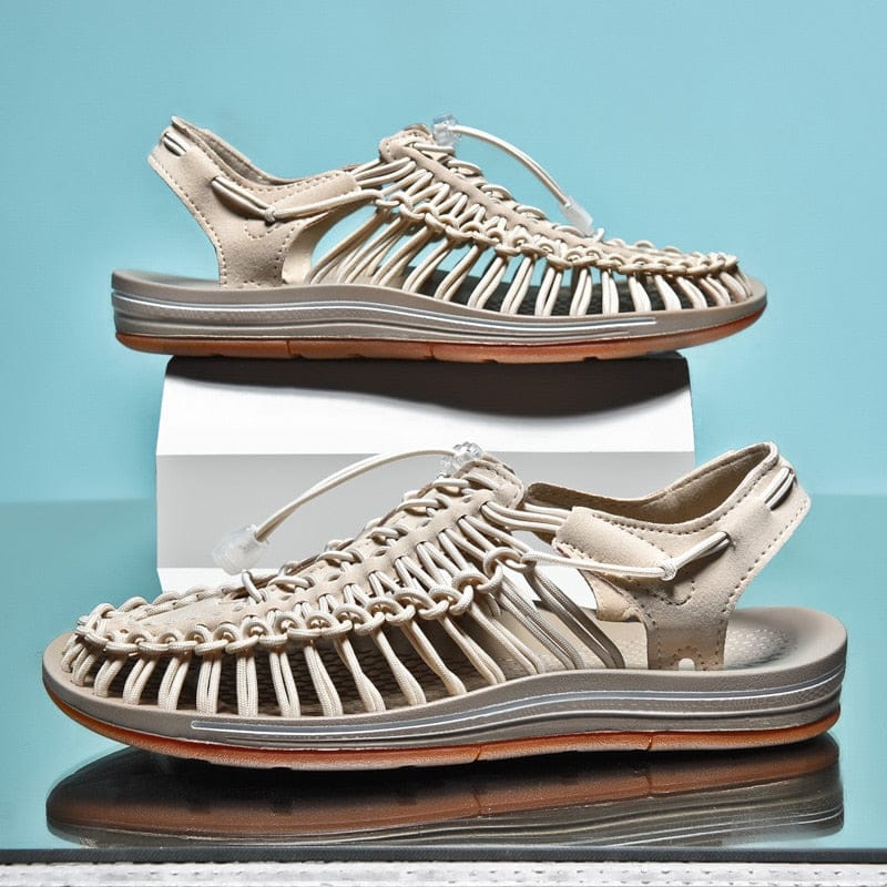 Gevlochten Dames Sandalen – Ademend Design – Lichtgewicht Zomerschoeisel – Flexibele Gummizool – Meerdere Kleuren Verkrijgbaar | Sansoti
