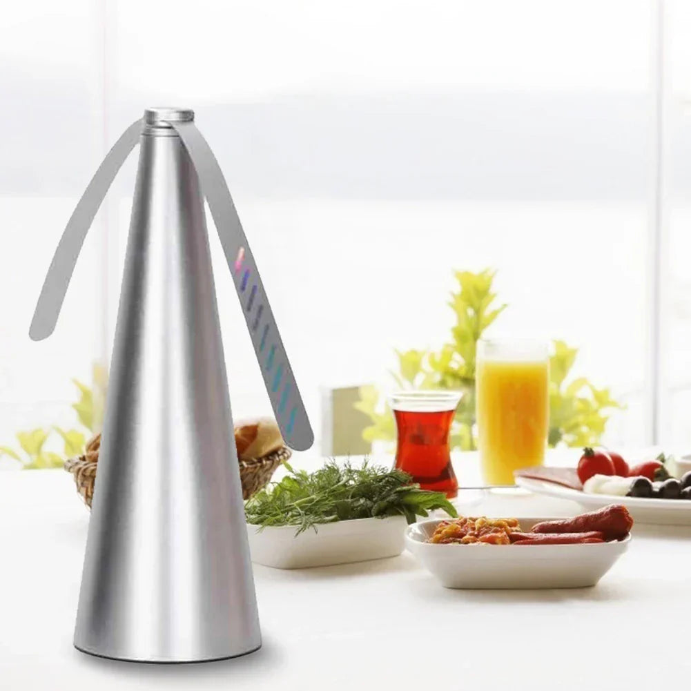 Tafelventilator met Holografische Vleugels tegen Insecten USB Batterij Oplaadbaar voor Buiten Eten Terras | Sansoti