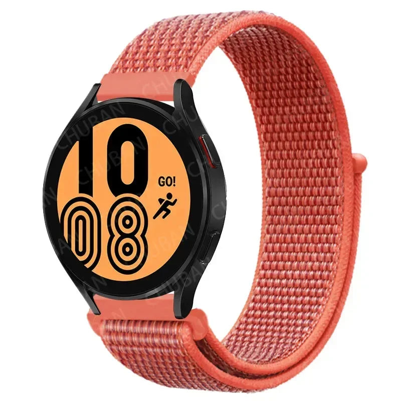 Nylonowy pasek sportowy do smartwatcha 20mm 22mm Oddychający Lekki Pasek typu Loop na nadgarstek Regulowany Trening Fitness | Sansoti