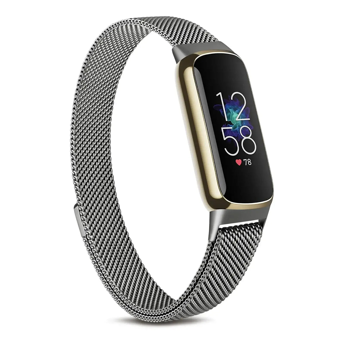 Magnetisches Smartwatch-Armband aus Edelstahl-Mesh Verstellbares Uhrenarmband für Fitness-Tracker und Sportuhr | Sansoti